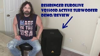 Behringer Sub ReviewDemo [upl. by Caputto773]