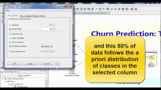 Building a basic Model for Churn Prediction with KNIME [upl. by Tsirhc]