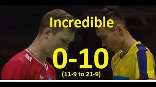 INCREDIBLE LEE CHONG WEI 100 AGAINST VIKTOR AXELSEN [upl. by Kenaz]