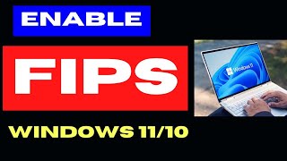 Enable or Disable FIPS on Windows 11  10 [upl. by Antonie]