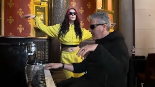 Rad Boogie On A Secret Piano With A Dancing Girl [upl. by Tarazi]