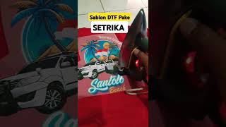 CETAK SABLON DTF PAKAI SETRIKA Kaos Touring Kemerdekaan FORTUNER CLUB INDONESIA kioscetak [upl. by Karilla]