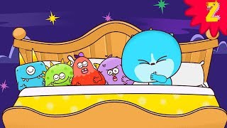 10 in the bed 2 Roll over song with ABC Monster l Nursery rhymes for kids l Halloween l ZooZooSong [upl. by Aleafar]