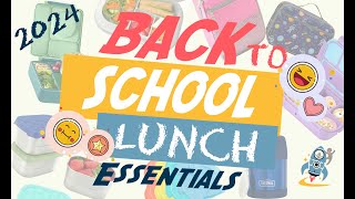 Back to School Lunch Essentials 2024 [upl. by Ragse]