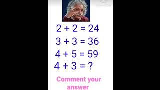 IQ test only for geniusMaths game subscribe explore iqtest IQ question viralshot [upl. by Daahsar]