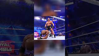 Brock Lesnar c vs Bobby Lashley WWE Title Match Royal Rumble 2022 wwe shorts [upl. by Erodroeht]