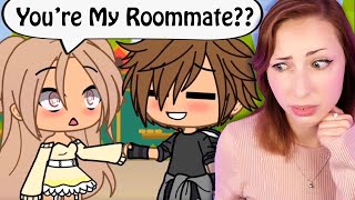 MY ROOMMATE IS MY CUTE FRIEND Gacha [upl. by Hilly943]