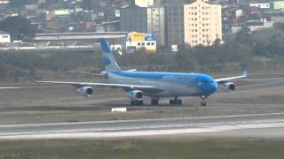 Aerolíneas Argentinas A340313X at GRUSBGRGuarulhosSão Paulo [upl. by Montfort485]