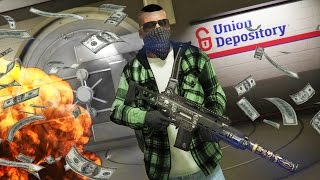 GTA 5 Real Life Thug Mod 17  ROBBING A BANK GTA 5 Mods Gameplay [upl. by Anivlem]