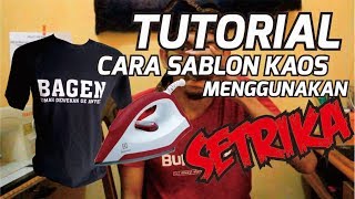 CARA SABLON POLYFLEX DENGAN SETRIKA TUTORIAL [upl. by Ternan]