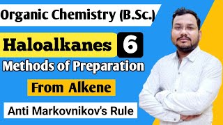 Anti Markovnikovs Rule  Mechanism  Haloalkanes BSc 1st Year organic chemistry [upl. by Jacobsohn]