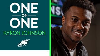 Kyron Johnson is Ready for a New Chapter with the Philadelphia Eagles  OneonOne [upl. by Airottiv]