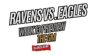 RAVENS VS EAGLES PREVIEW [upl. by Torres]