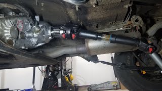 Slip Yoke Eliminator SYE Install  Jeep Wrangler YJ [upl. by Yrevi]