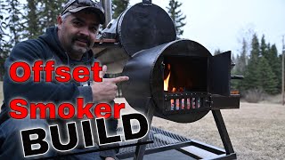 Offset Smoker How to build the Ultimate heavy duty Stick burner BBQ [upl. by Neisa]