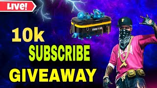 FREE FIRE LIVE REDEEM CORD GIVEAWAY CUSTOM FREE FIRE MAX 😱 [upl. by Uri]