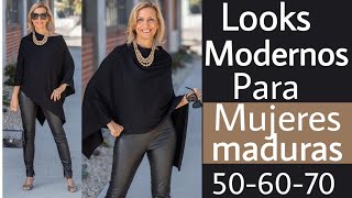 GUÍA PARA VESTIR MODERNA A LOS 50 Y 60 AÑOS MODA PARA MUJERES MAYORES CONSEJOS Y ESTILO MUJER MADURA [upl. by Cayla]