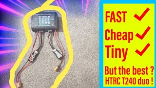 Cheap And quotFASTquot Dual Charger  Htrc T240 Duo Review [upl. by Dalenna]