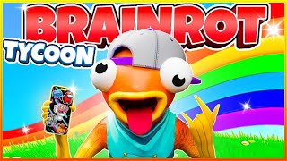 Brainrot Tycoon Gameplay Fortnite Creative Map [upl. by Otreblide126]