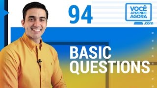 AULA DE INGLÊS 94 Basic questions [upl. by Meesak158]