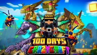 I Survive 100 Days in Crazy Craft in Minecraft Hardcore [upl. by Gnihc88]