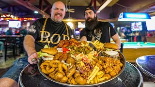 CHEERS HUGE CHOW DOWN CHALLENGEWITH DA BOMB INFERNO WINGS  FLORIDA PT7  BeardMeatsFood [upl. by Ecirtnahc]