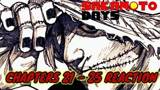 Sakamoto Days Chapters 21  25 Reaction [upl. by Alaaj]