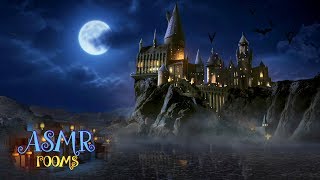 Great Lake at Hogwarts Castle  Harry Potter Inspired Ambience  soothing lake waves and rain [upl. by Lietman265]