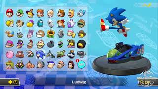 Mario Kart 8 taça flor 100cc Mods de Personagens [upl. by Nea]