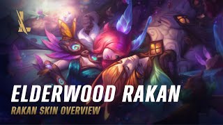 Wild Rift  Elderwood RAKAN PreRelease Skin Overview [upl. by Aleksandr850]