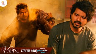 தளபதி Mass Fight Scene  Varisu Tamil Movie Super Hit Scene  ThalapathyVijay  Prakash Raj [upl. by Sadler175]