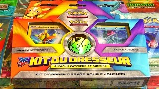 Ouverture du Kit du Dresseur Pokémon Pikachu Catcheur amp Suicune FR [upl. by Yolande782]