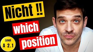 Position Of Nicht In German Sentences  What are the rules  Nicht explained  YourGermanTeacher [upl. by Fulton]