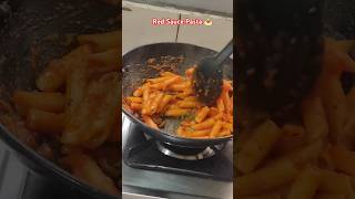 Red Sauce 🍝  youtubeshorts pasta recipe namak trending song subscribe viral redsaucepasta [upl. by Eiroj257]