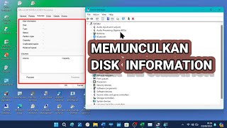 Cara Memunculkan Disk Information di Device Manager Laptop Windows 11 [upl. by Nathanoj]