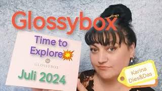 Glossybox Juli 2024 💥 Time to Explore Variante 15 Wert 61€ glossybox beautybox unboxing beauty [upl. by Dira]