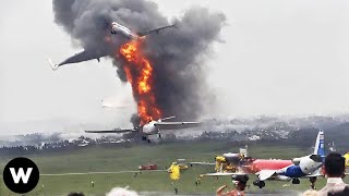 Tragic Most Terrifying Catastrophic Plane Crashes Filmed Seconds Before Disaster  Best Of The Week [upl. by Ardnossak832]