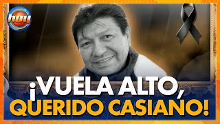 Con enorme tristeza amigos y compañeros despiden a Carlos Casiano QEPD  Programa Hoy [upl. by Ainecey]