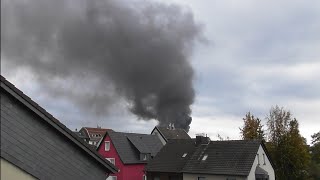 GROßBRAND  LEVERKUSEN Dynamit Nobel 241024 RAUCHWOLKE🔥 [upl. by Catrina497]