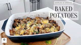 Baked potatoes  Garlic amp cheese [upl. by Mcfarland]