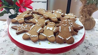 RECETA DE GALLETAS DE JENGIBRE NAVIDEÑAS  SILVANA COCINA [upl. by Casi]