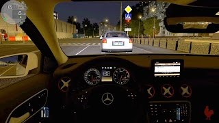 City Car Driving  MercedesBenz A45 AMG  Night drive [upl. by Graubert654]