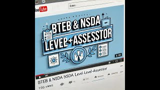 BTEBamp NSDA Computer Operation Level34 amp Assessor Part 12th Class [upl. by Mcgruter]