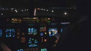 AIRBUS A320 NIGHT LANDING [upl. by Frieder]