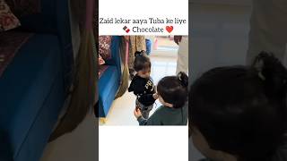 Zaid ne di tuba ko chocolate 🍫 armaanmalik zaidmalik malikvlogs malikkids [upl. by Notsirt]