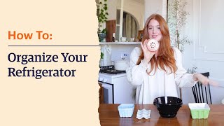 How To Organize Your Refrigerator with Handmade Ceramic Items from Etsy  Soothing ASMR [upl. by Ettenahs693]