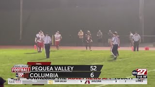 Pequea Valley routs Columbia in Week 6 [upl. by Ylrad]