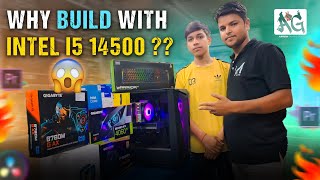 Why Build With Intel i5 14500 🤔🤔 VideoEditing rtx4060ti [upl. by Kellda]