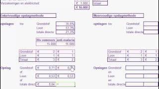 Enkelvoudige en meervoudige opslagmethode [upl. by Lledrev]