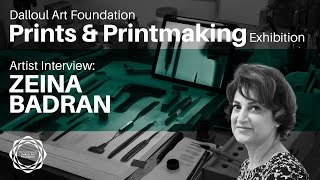 Prints amp Printmaking Exhibition Zeina Badran Interview  DAF Beirut [upl. by Enahpad]